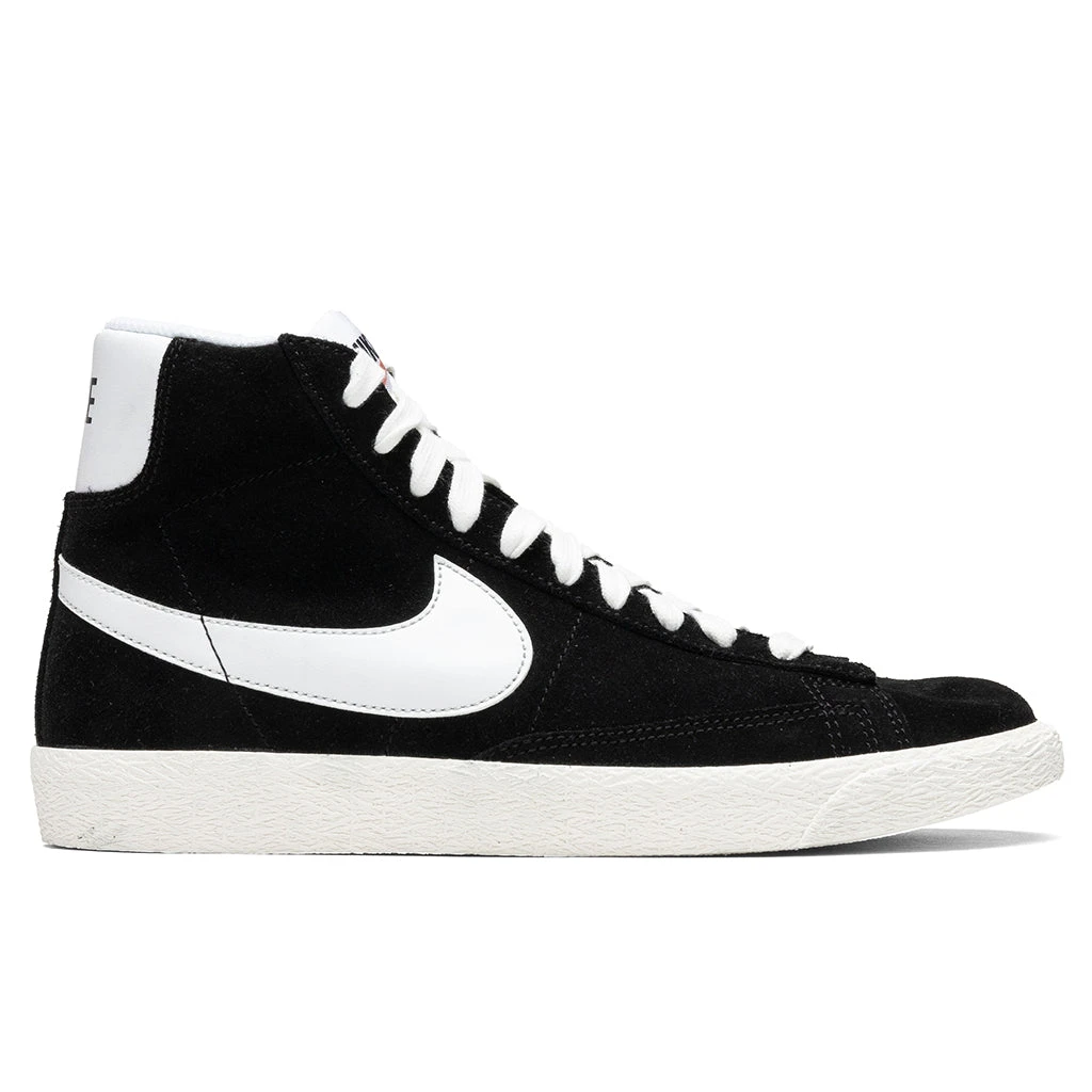 Nike Blazer Mid Suede (GS) - Black/White 3 Nike Blazer Mid Suede (GS) - Black/White