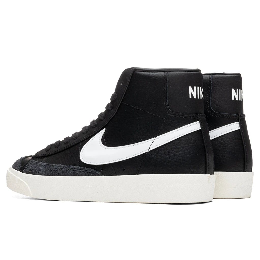 Nike Blazer Mid '77 Vintage - Black/White 5 Nike Blazer Mid '77 Vintage - Black/White - Image 3