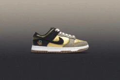 Nike Women's Dunk Low 'Día De Muertos' - Black/Khaki/Metallic Gold -Feature Clothing Nike Dunk Low Dia de los Muertos Womens copy copy
