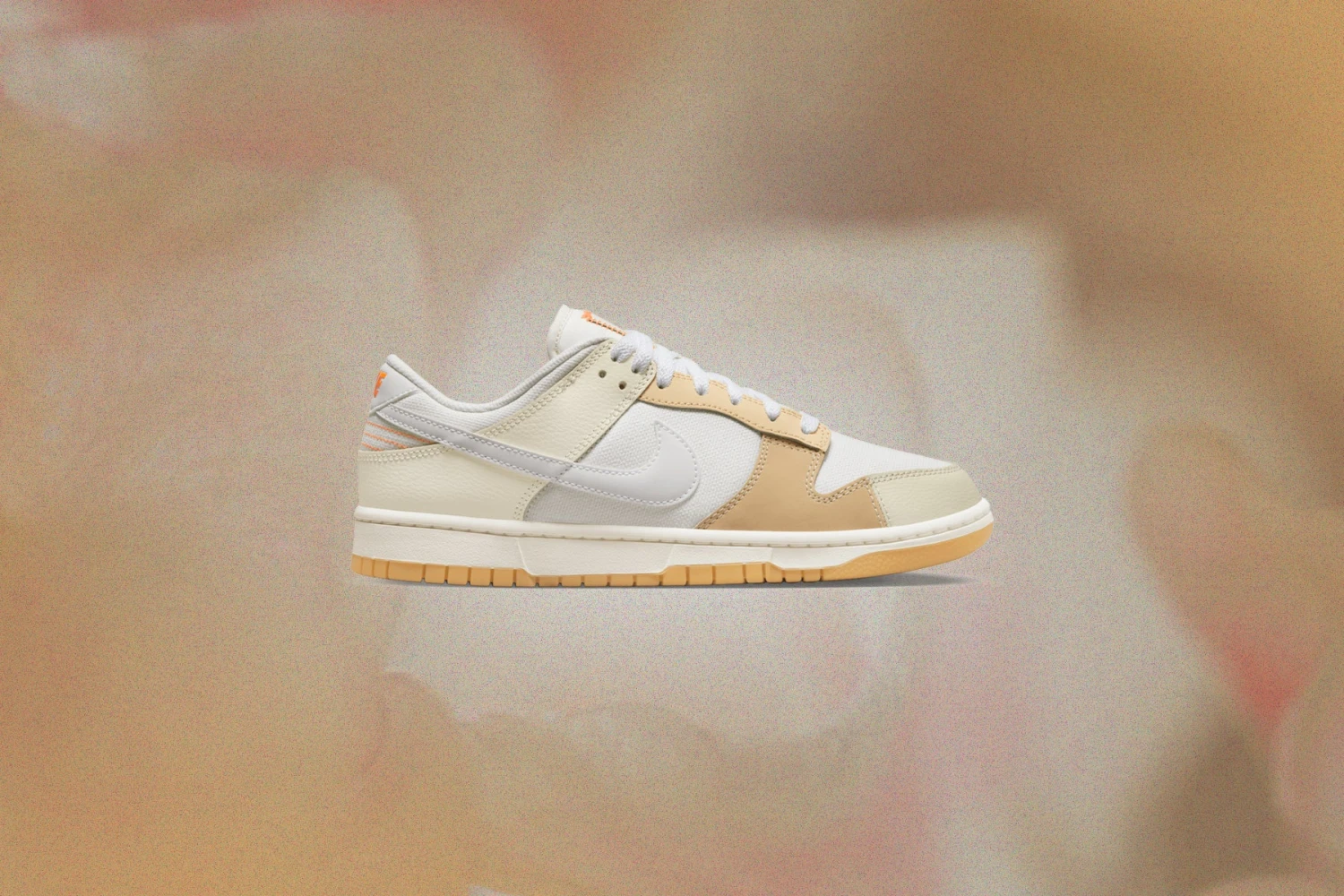 Nike Dunk Low SE Patchwork - White/Sail/White 7 Nike Dunk Low SE Patchwork - White/Sail/White - Image 5