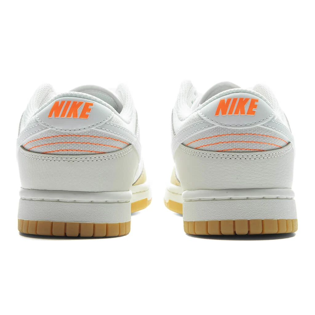 Nike Dunk Low SE Patchwork - White/Sail/White 6 Nike Dunk Low SE Patchwork - White/Sail/White - Image 4