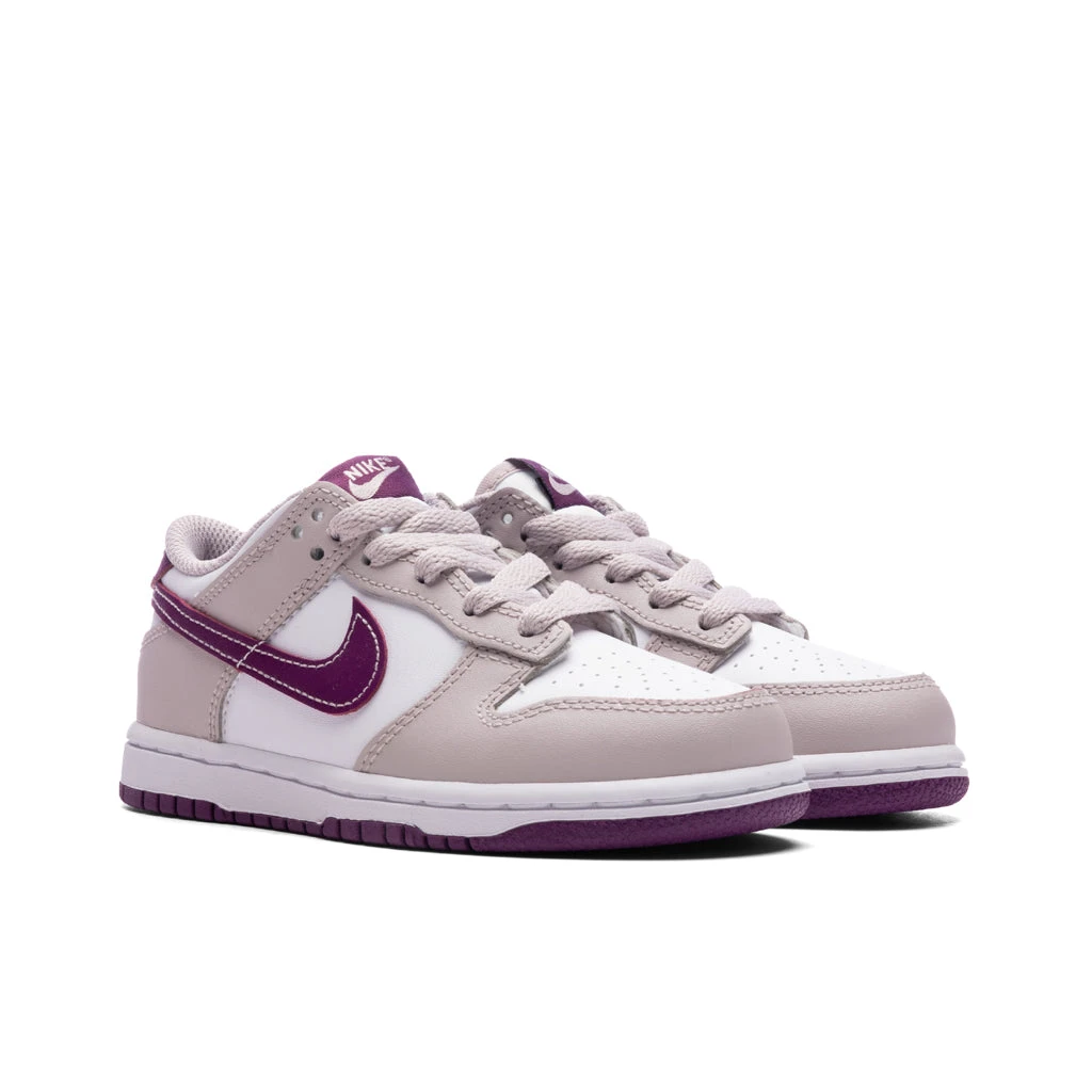 Nike Dunk Low (PS) - White/Viotech/Platinum Violet 4 Nike Dunk Low (PS) - White/Viotech/Platinum Violet - Image 2