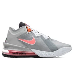 Nike Lebron XVIII Low - Light Smoke Grey/Sunset Pulse