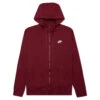 Nike Sportswear Club Fleece Full-Zip Hoodie - Dark Beetroot/White 1 Nike Sportswear Club Fleece Full-Zip Hoodie - Dark Beetroot/White -Feature Clothing Nike Sportswear Club Fleece Full Zip Hoodie Dark Beetroot White BV2645 638 11 17 2020 01