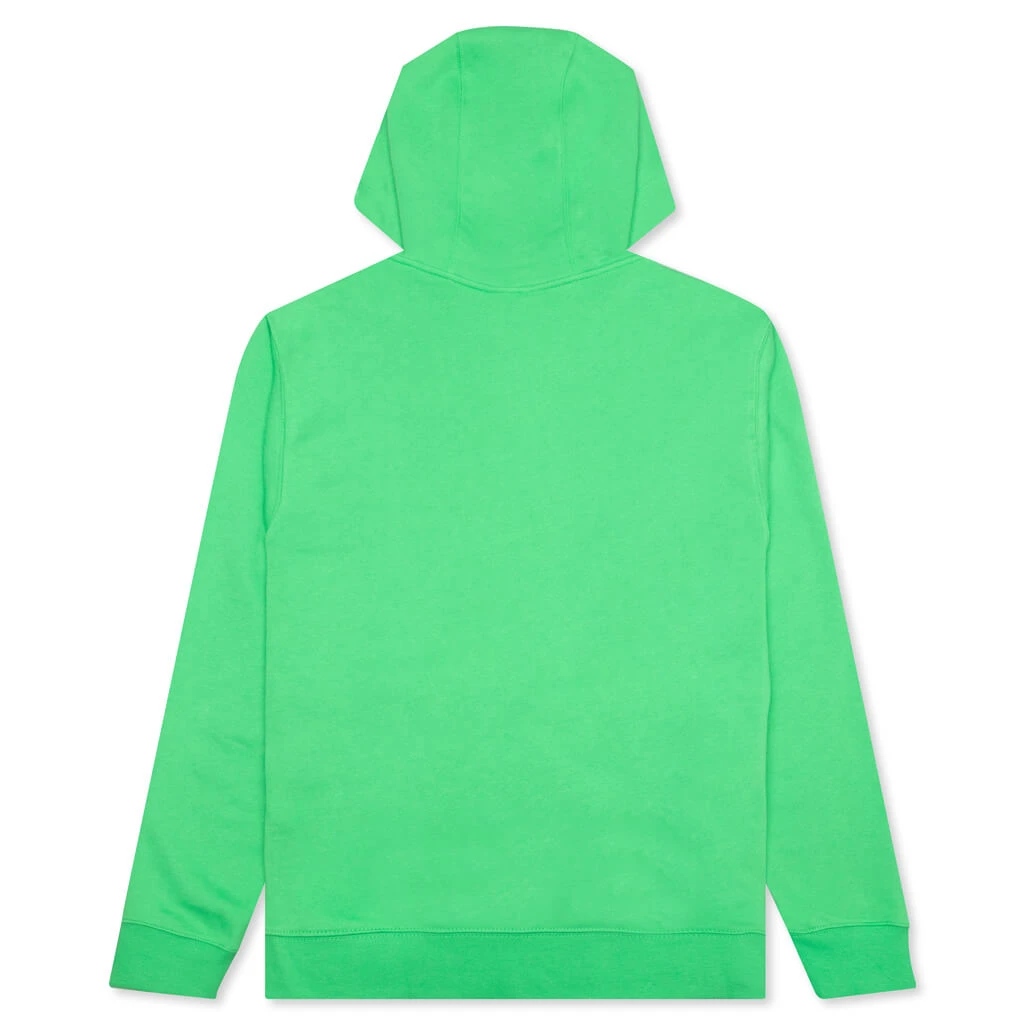 Nike Sportswear Club Fleece Full-Zip Hoodie - LT Green Spark/LT Green Spark/White 4 Nike Sportswear Club Fleece Full-Zip Hoodie - LT Green Spark/LT Green Spark/White - Image 2