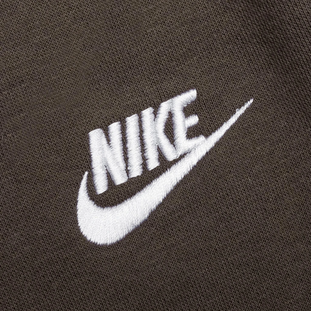Nike Sportswear Club Fleece Trousers - Ironstone/White 5 Nike Sportswear Club Fleece Trousers - Ironstone/White - Image 3