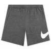 Nike Sportswear Club Graphic Shorts - Charcoal Heather/White -Feature Clothing Nike Sportswear Club Graphic Shorts Charcoal Heather White BV2721 071 04 16 22 Feature