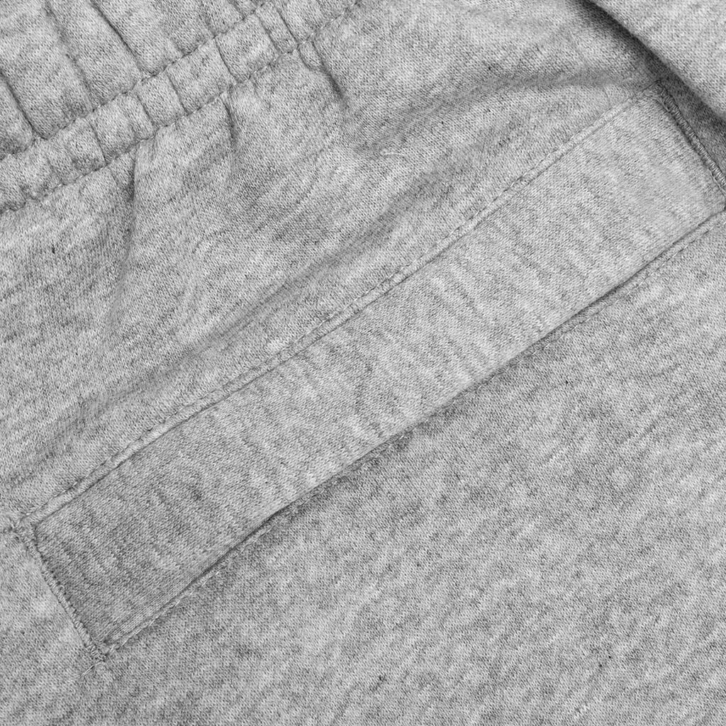 Nike Sportswear Club Graphic Shorts - Dark Grey Heather/White 5 Nike Sportswear Club Graphic Shorts - Dark Grey Heather/White - Image 3