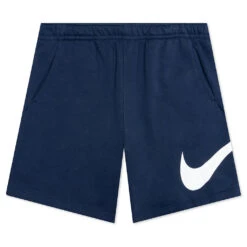 Nike Sportswear Club Graphic Shorts - Midnight Navy/White