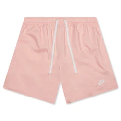 Nike Sportswear Sport Essentials Woven Lined Flow Shorts - Pink Bloom/White
