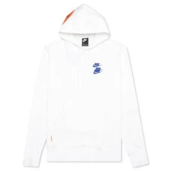 Nike Sportswear World Tour Pullover French Terry Hoodie - White