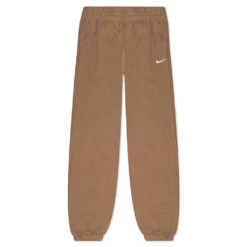 Nike Sportswear Women’s Essential Fleece Pants - Archaeo Brown/White