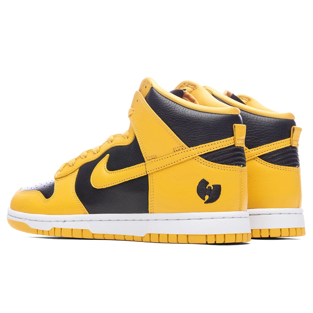 Nike X Wu-Tang Dunk High Retro Premium - Black/Pollen/White 5 Nike X Wu-Tang Dunk High Retro Premium - Black/Pollen/White - Image 3