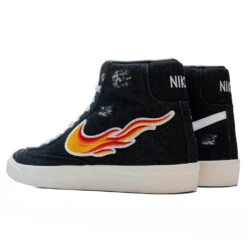 Nike Blazer Mid '77 - Black/Multi/University Red -Feature Clothing NikeBlazerMid 77 Black Multi UniversityRedDQ7635 001 3