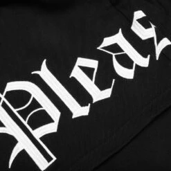 Pleasures OE Wide Shorts - Black -Feature Clothing OE Wide Shorts Black P25SP035 BLACK 03 13 25 Feature KN 6