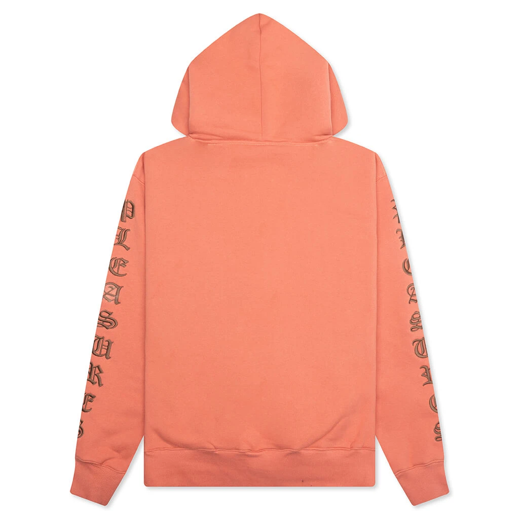 Pleasures OE Zip Up Hoodie - Rust 4 Pleasures OE Zip Up Hoodie - Rust - Image 2