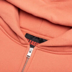Pleasures OE Zip Up Hoodie - Rust 9 Pleasures OE Zip Up Hoodie - Rust -Feature Clothing OE Zip Up Hoodie Rust P24F046 RUST 11 22 24 Feature KN 8
