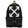 Arrow Nylon Backpack - Black/White 1 Arrow Nylon Backpack - Black/White -Feature Clothing Off White c o Virgil Abloh Arrow Nylon Backpack Black White OMNB003F22FAB0031001 03 20 23 feature01 MG