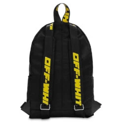 Arrow Nylon Backpack - Black/White 8 Arrow Nylon Backpack - Black/White -Feature Clothing Off White c o Virgil Abloh Arrow Nylon Backpack Black White OMNB003F22FAB0031001 03 20 23 feature03