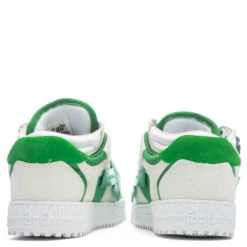 Floating Arrow Sneaker - White/Green 9 Floating Arrow Sneaker - White/Green -Feature Clothing Off White c o Virgil Abloh Floating Arrow Sneaker White Green OMIA244F22LEA0010155 11 15 22 Feature VR 6