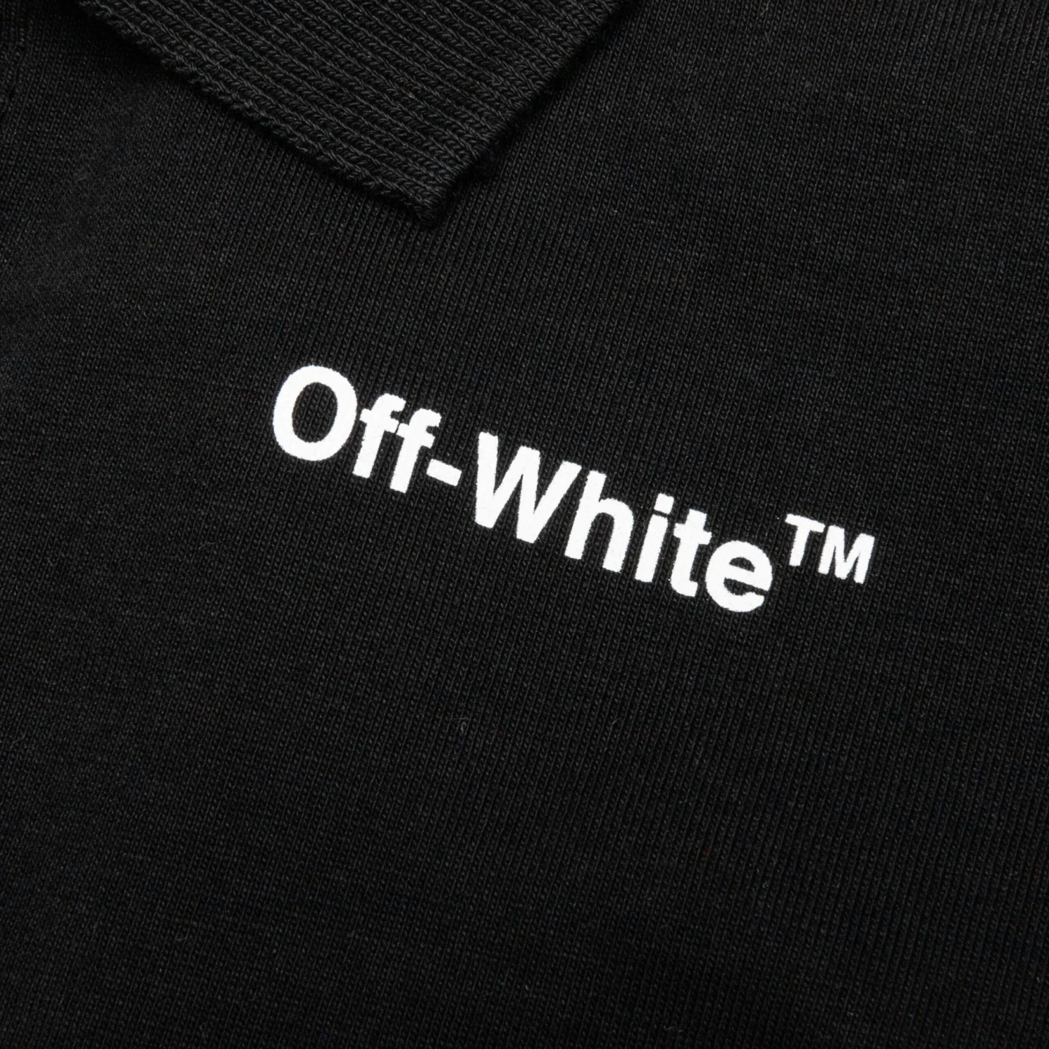 Kids Rubber Arrow S/S Polo - Black/White 6 Kids Rubber Arrow S/S Polo - Black/White - Image 4