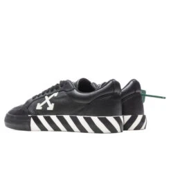 Low Vulcanized Calf Leather - Black/White 8 Low Vulcanized Calf Leather - Black/White -Feature Clothing Off White c o Virgil Abloh Low Vulcanized Calf Leather Black White OMIA085C99LEA0011001 09 18 22 Feature JORDAN 4