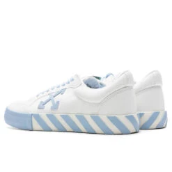Low Vulcanized Canvas - White/Light Blue -Feature Clothing Off White c o Virgil Abloh Low Vulcanized Canvas White Light Blue OMIA085C99FAB0010140 04 11 23 Feature VR 7
