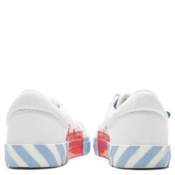 Low Vulcanized Canvas - White/Light Blue -Feature Clothing Off White c o Virgil Abloh Low Vulcanized Canvas White Light Blue OMIA085C99FAB0010140 04 11 23 Feature VR 8