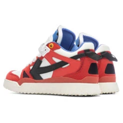 Midtop Sponge Sneakers - Red/Black -Feature Clothing Off White c o Virgil Abloh Midtop Sponge Sneakers Red Black OMIA234F22LEA0012510 11 15 22 Feature VR 4