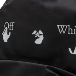 OW Logo PVC Backpack - Black/White 10 OW Logo PVC Backpack - Black/White -Feature Clothing Off White c o Virgil Abloh OW Logo PVC Backpack Black White OMNB029F20PLA0011001 10 30 2020 01 6