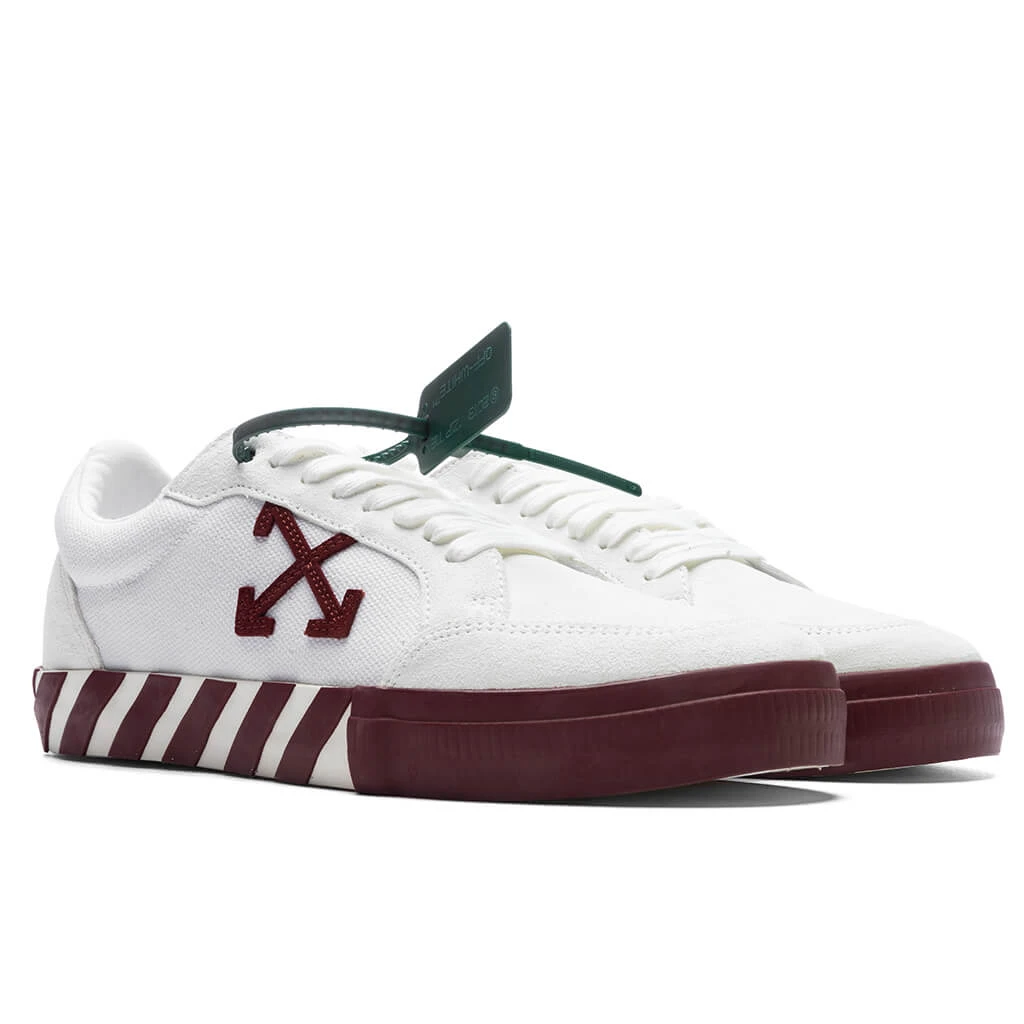 Low Suede/Canvas - White/Red 4 Low Suede/Canvas - White/Red - Image 2