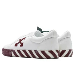 Low Suede/Canvas - White/Red 8 Low Suede/Canvas - White/Red -Feature Clothing Off White c o Virgil Abloh Odsy 1000 Dark Grey Orange OMIA085F22LEA0010125 03 25 23 Feature KN 5