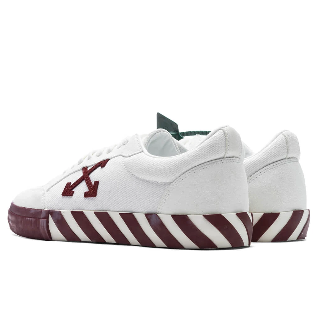 Low Suede/Canvas - White/Red 5 Low Suede/Canvas - White/Red - Image 3