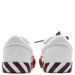 Low Suede/Canvas - White/Red 9 Low Suede/Canvas - White/Red -Feature Clothing Off White c o Virgil Abloh Odsy 1000 Dark Grey Orange OMIA085F22LEA0010125 03 25 23 Feature KN 6