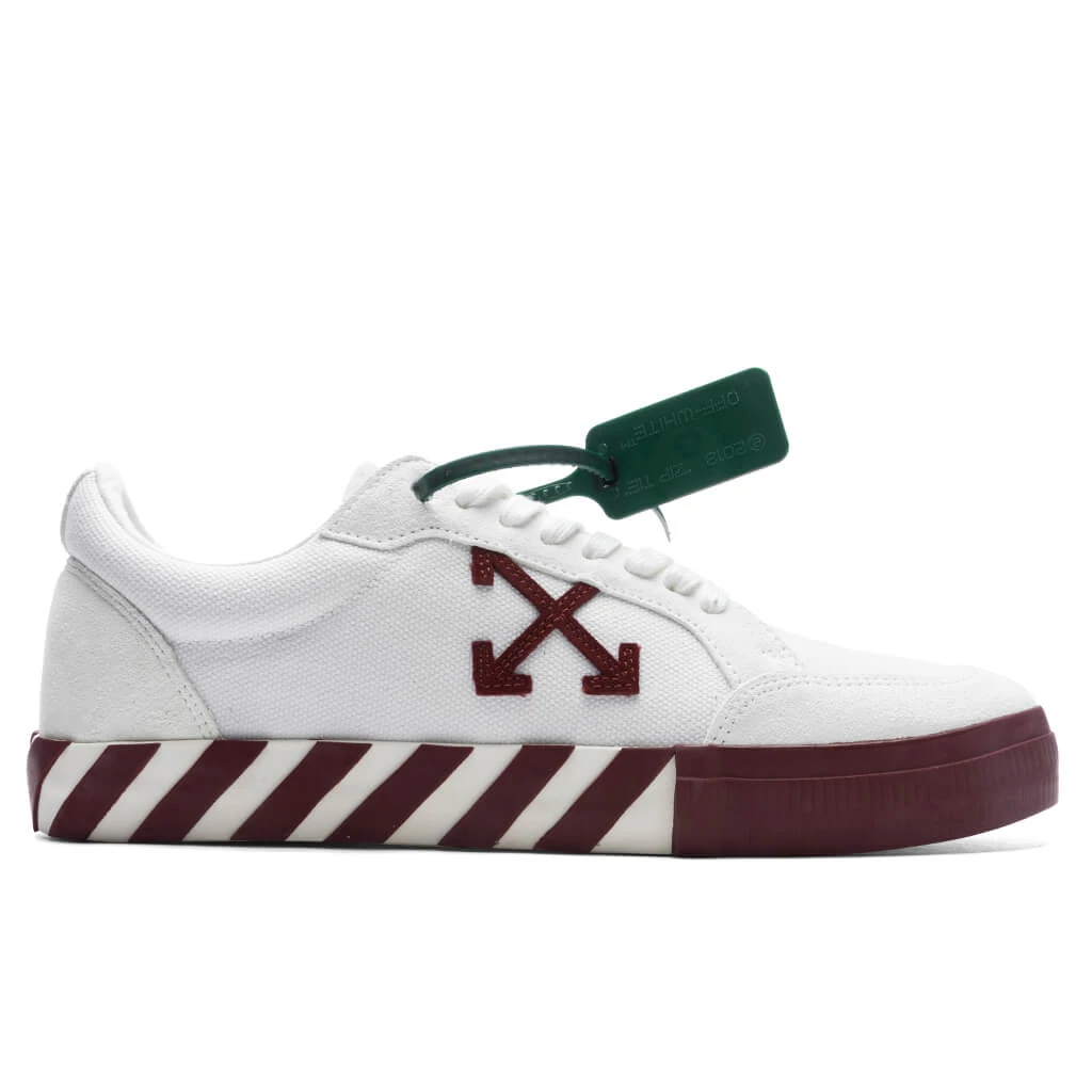 Low Suede/Canvas - White/Red 3 Low Suede/Canvas - White/Red