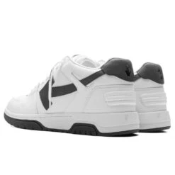 Out Of Office Calf Leather - White/Dark -Feature Clothing Off White c o Virgil Abloh Out Of Office Calf Leather White Dark S23 OMIA189S23LEA0010107 04 21 23 Feature DV 5