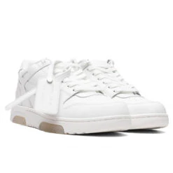 Out Of Office Calf Leather - White/No Color -Feature Clothing Off White c o Virgil Abloh Out Of Office Calf Leather White No Color OMIA189C99LEA0010100 07 06 22 Feature JP 4