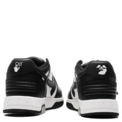 Out Of Office Calf Leather - Black/White 9 Out Of Office Calf Leather - Black/White -Feature Clothing Off White c o Virgil Abloh Out of Office Calf Leather Black White OMIA189C99LEA0041004 04 11 23 Feature VR 6