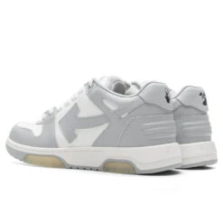 Out Of Office Calf Leather - Grey/White -Feature Clothing Off White c o Virgil Abloh Out of Office Calf Leather Grey White OMIA189C99LEA0040901 04 11 23 Feature VR 4