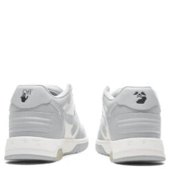 Out Of Office Calf Leather - Grey/White -Feature Clothing Off White c o Virgil Abloh Out of Office Calf Leather Grey White OMIA189C99LEA0040901 04 11 23 Feature VR 6