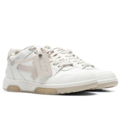 Out Of Office Calf Leather - White/Beige 7 Out Of Office Calf Leather - White/Beige -Feature Clothing Off White c o Virgil Abloh Out of Office Calf Leather White Beige OMIA189C99LEA0040161 04 11 23 Feature VR 5
