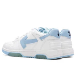 Out Of Office Calf Leather - White/Light Blue 8 Out Of Office Calf Leather - White/Light Blue -Feature Clothing Off White c o Virgil Abloh Out of Office Calf Leather White Light Blue OMIA189C99LEA0040140 04 11 23 Feature VR 4