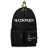 Quote Nylon Backpack - Black/White 1 Quote Nylon Backpack - Black/White -Feature Clothing Off White c o Virgil Abloh Quote Nylon Backpack Black White OMNB003F22FAB0041001 03 20 23 feature01 MG