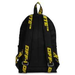Quote Nylon Backpack - Black/White -Feature Clothing Off White c o Virgil Abloh Quote Nylon Backpack Black White OMNB003F22FAB0041001 03 20 23 feature03