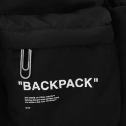 Quote Nylon Backpack - Black/White -Feature Clothing Off White c o Virgil Abloh Quote Nylon Backpack Black White OMNB003F22FAB0041001 03 20 23 feature04