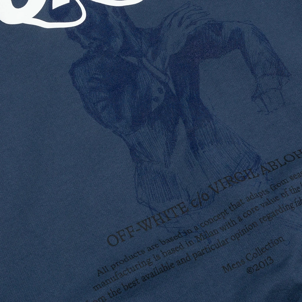 Mirko First Over Hoodie - Dark Blue/White 6 Mirko First Over Hoodie - Dark Blue/White - Image 4