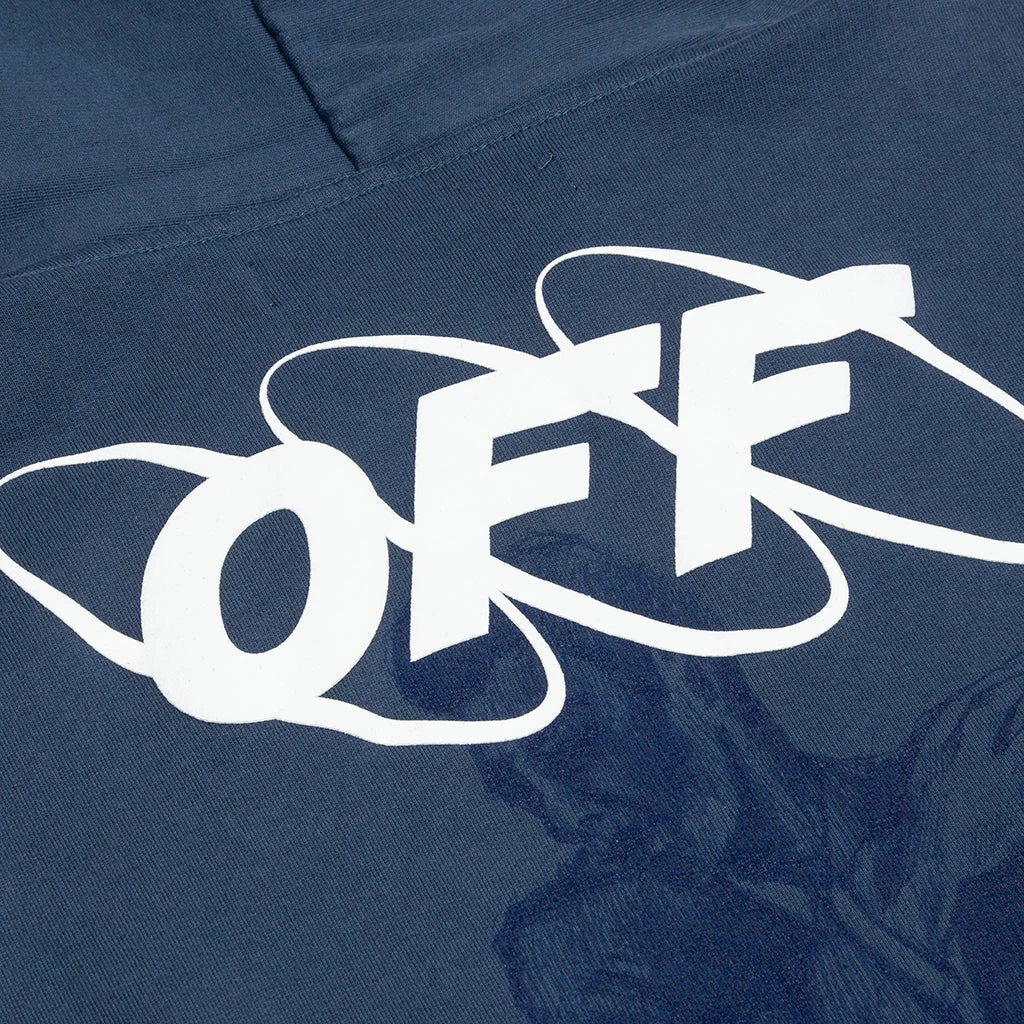 Mirko First Over Hoodie - Dark Blue/White 7 Mirko First Over Hoodie - Dark Blue/White - Image 5