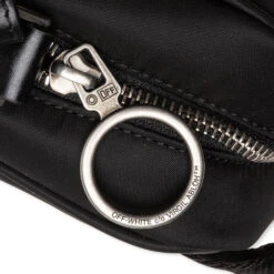 OW Nylon Squared Shoulder Bag - Black/White 8 OW Nylon Squared Shoulder Bag - Black/White -Feature Clothing Off White co Virgil Abloh OW Nylon Squared Shoulder Bag Black White OMNN016S21FAB0011001 03 29 2021 01 3