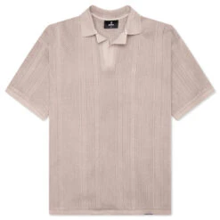 Represent Open Stitch Polo - Cashmere