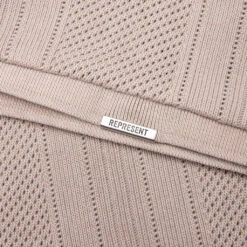 Represent Open Stitch Polo - Cashmere -Feature Clothing Open Stitch Polo Cashmere MLM430 426 03 23 24 Feature JP 9